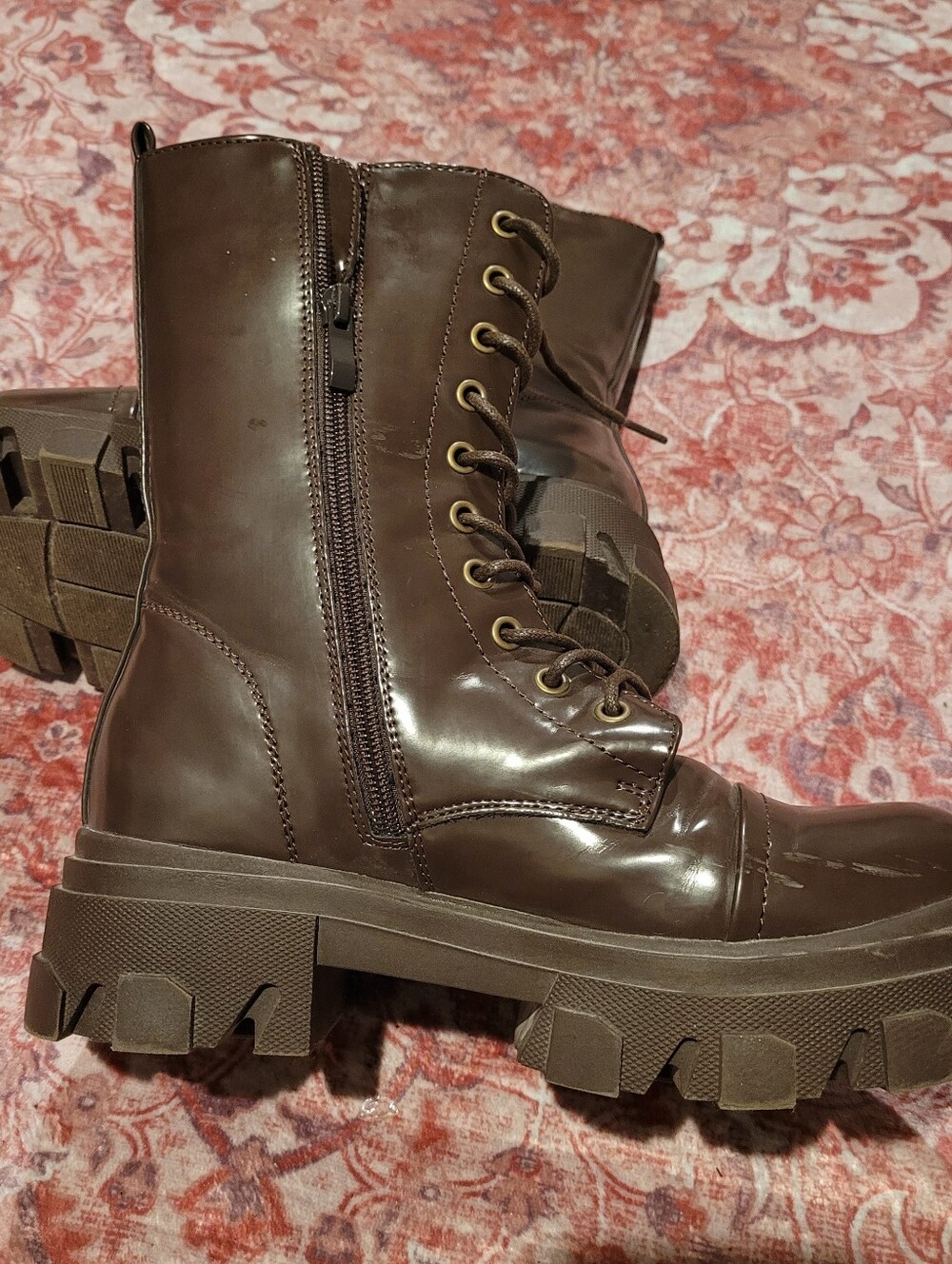 Dream Pairs Mid-Calf Combat Boots